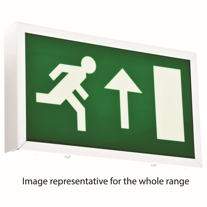Newlec NLLEDISOU1 ISO Legend Up (for Emergency Wall Mounted LED Exit Sign)
