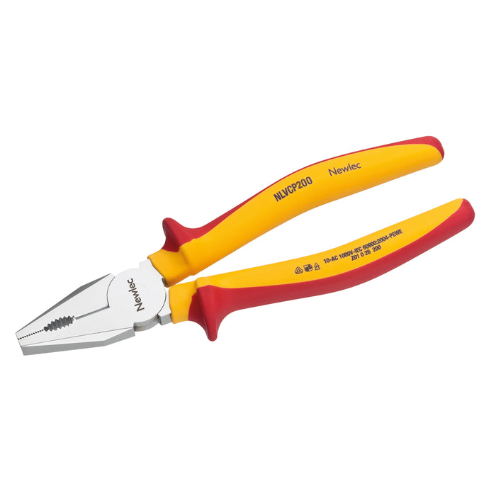 Newlec NLVCP200 Pliers Combination VDE HRC 200mm Steel