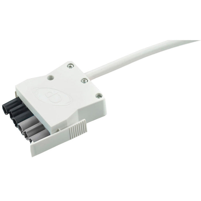 CP Electronics VITM6L503100W Switching Luminaire Lead 5 Core 6 Pole 1mm² x 3m White