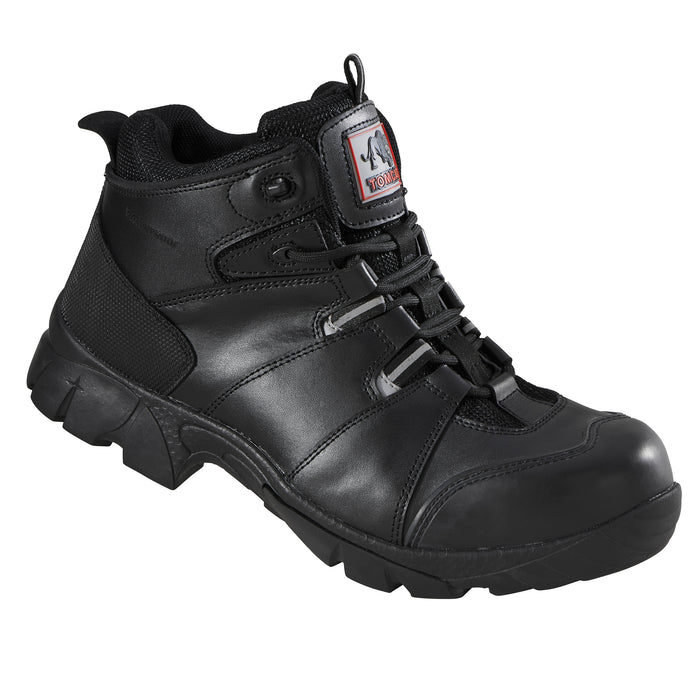 Rock Fall TC4200/009 Tomcat S3 Grain Leather Midsole Hiker Boot Size 9 Black