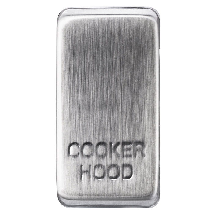 BG GRCHBS Rocker Printed For Cooker Hood Brushed Steel
