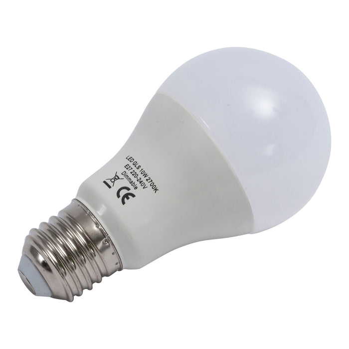 Newlec NLGLS8027E27D Lamp LED GLS Shape E27 10W 806lm 2700K 113x60mm