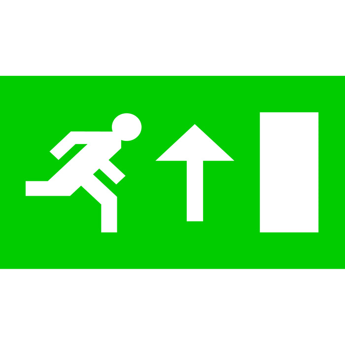 Newlec NLLEDEUROU1 Euro Legend Up (for Emergency Wall Mounted LED Exit Sign)