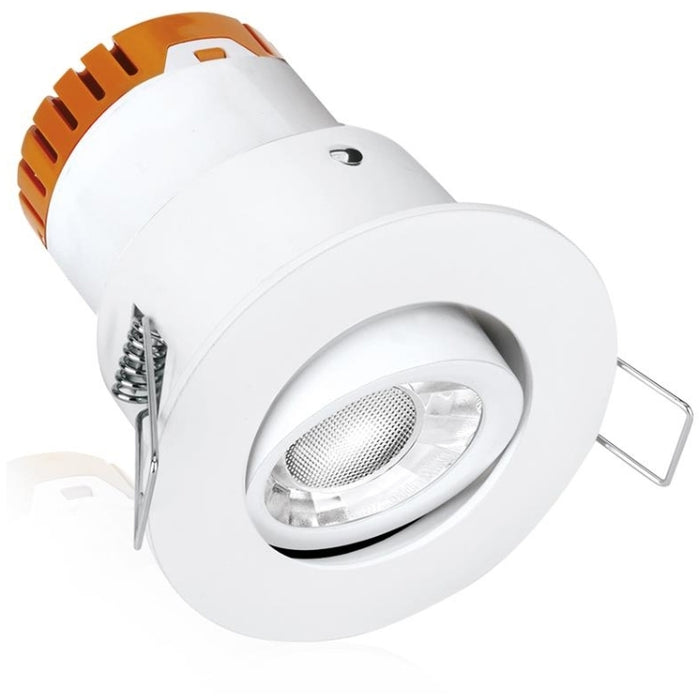 Aurora EN-DE52MW/40 Downlight LED Adjust Fire Rated Dimmable 4.5W 240V 60° Matt White 40