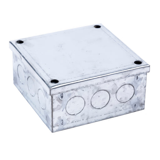 Niglon Steel Adaptable Box with Knockouts 100x100x50mm