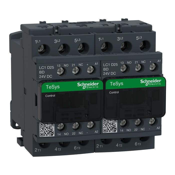 Schneider LC2D25BD Reversing Contactor 575V AC 25A IEC