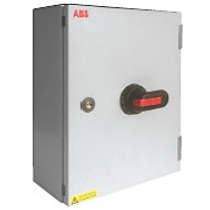 ABB OT125FP-A Switch Loadbreak 4P Enclosure IP65 125A 400X300X150mm Steel Lock