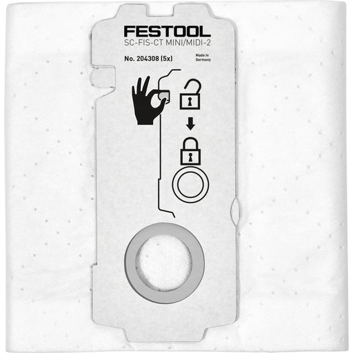 Festool Selfclean Filter Bag Mini/Midi 