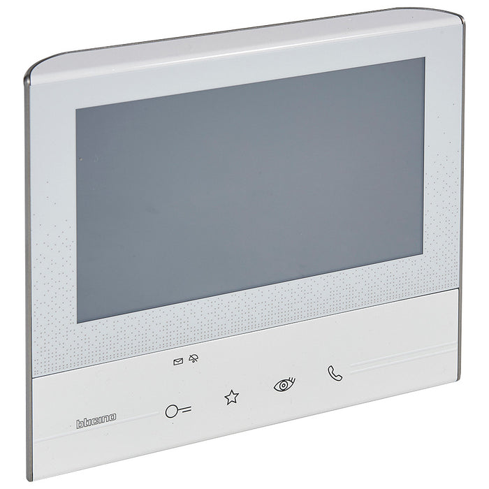Bticino 344612 Classe 300 2 Wires Handsfree Video Internal Unit With 7 Inch Touch Display Light