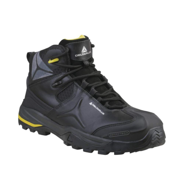 Delta Plus TW402 S3 SRC Black Leather Boot Size 10 (TW402S3NO44)