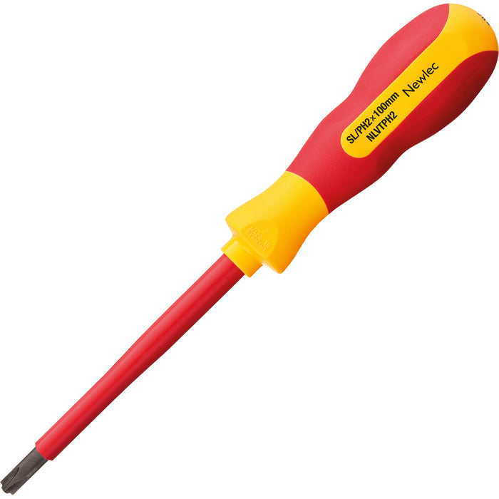 Newlec NLVTPH2 Screwdriver VDE Terminal PH2 x 100mm