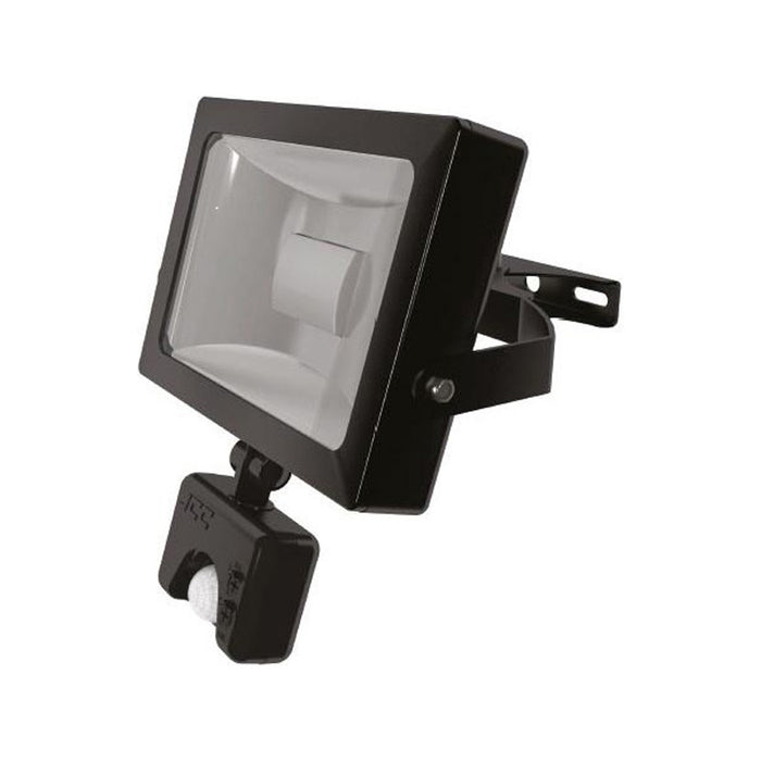 JCC JC45121BLK Niteflood Floodlight LED PIR 15W 5700K IP44 130 x 180 x 150mm Black