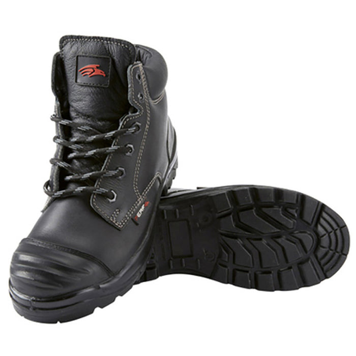 Performance Brands PB10C-BLK-12 DDR Derby Safety Boot with Steel Toe Cap S3 Size 12 Black