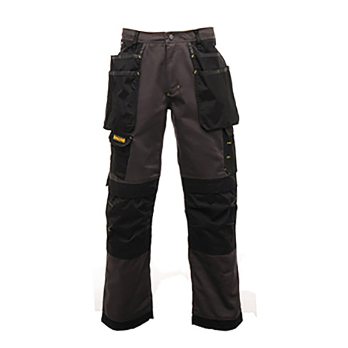 Regatta TRJ336IB38R Workline TRJ336 Polycotton Premium Trouser 38" Regular Fit Iron/Black