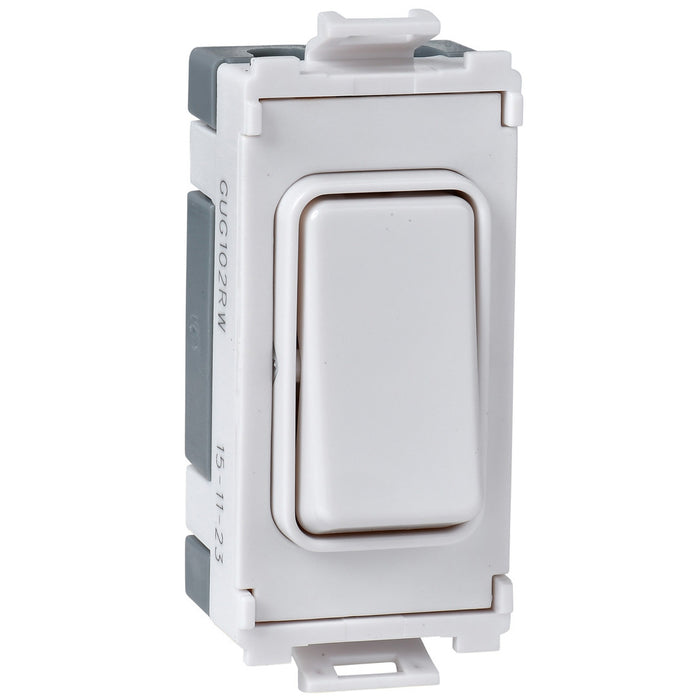 Schneider GUG10IW Grid Switch Intermediate Single Pole Module Moulded 10AX White