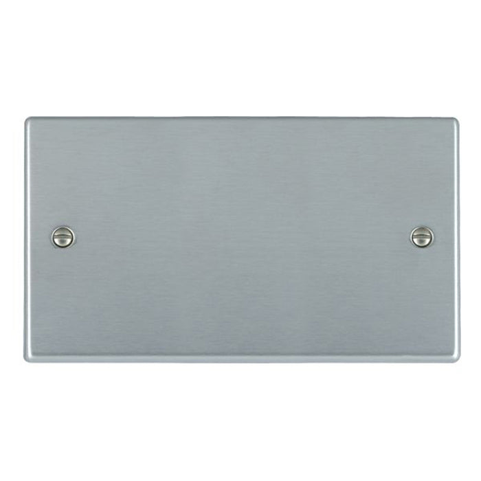 Hamilton 76BPD Plate Blank Double 145 x 85mm Satin Chrome