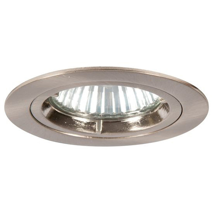 KSR Lighting KSRDL101SC Downlight Twist & Lock Fixed GU10 IP20 50W Satin Chrome No Lamp