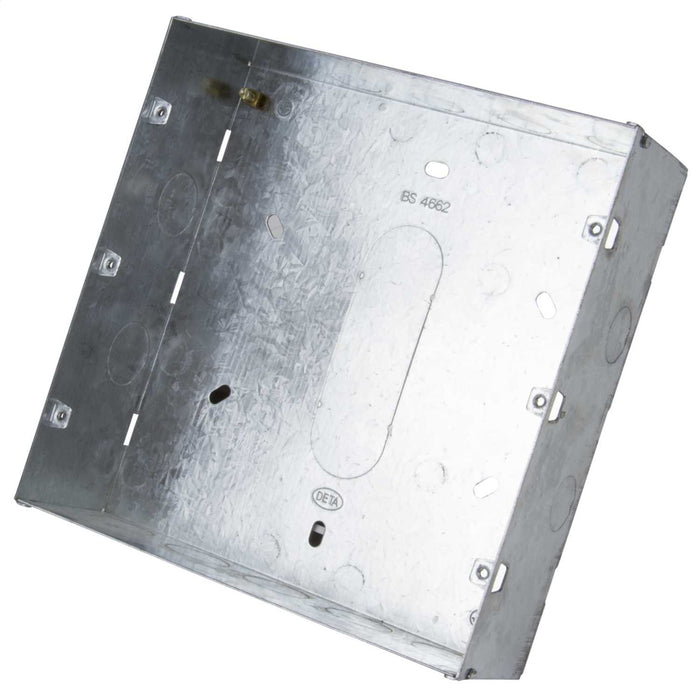 Deta DB173 Back Box 18 Gang 60mm Flush 60mm Metal