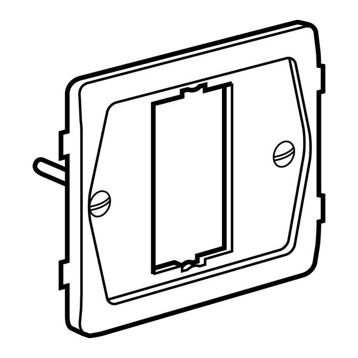 Legrand 735490 Grid Switch Mounting Frame 1 Gang 1 Module BZP