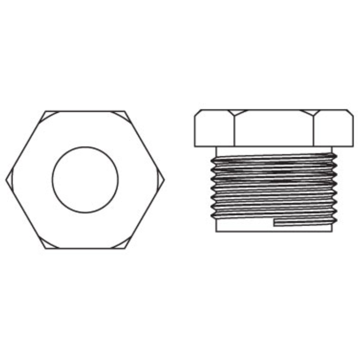 Adaptaflex 46-B Bush Clamping M16 Black Nylon