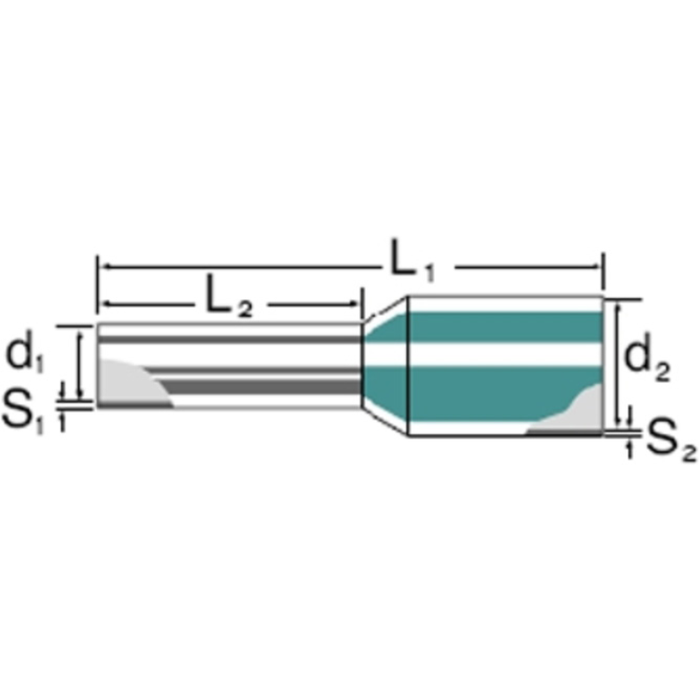 Weidmuller 0565700000 Klippon 0 H6.0/26 SW Ferrule