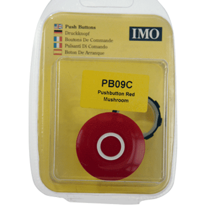 IMO PB09C Mushroom Actuator Push Button