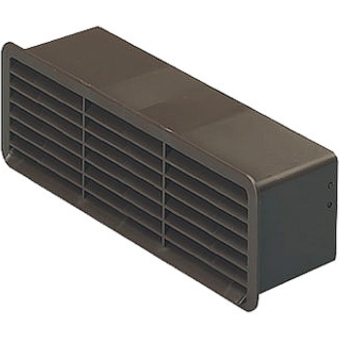 National Ventilation MONV501B Monsoon Horizontal Airbrick with Brown Damper 222 x 69mm