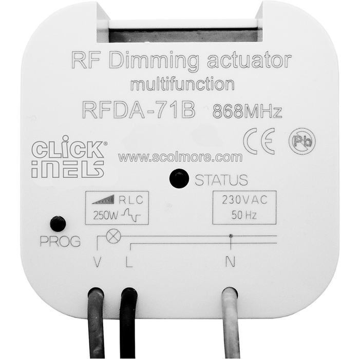 Click Scolmore RFDA-71B Actuator RF Dimming - Box Mount