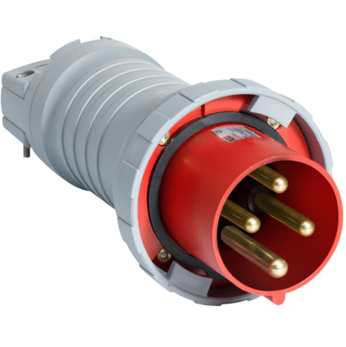 ABB 363P6W Industrial Plug 2CMA166786R1000 Straight 3P+E IP67 363P6W 63A 380-415V 4-16mm2 Red