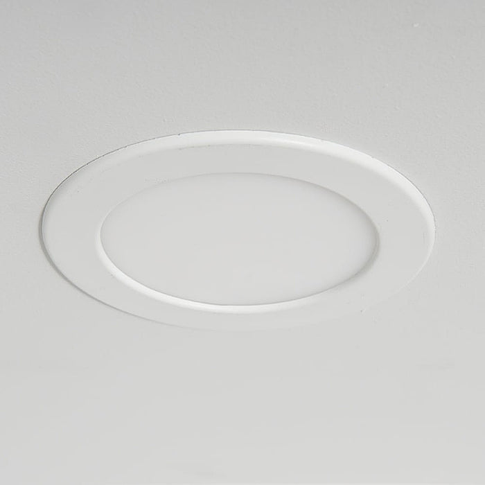 KSR Lighting KSR9801/EM LED Panel CCT Round Emergency IP44 12W White