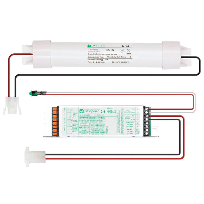 Liteplan HRN4-KIT 4-58W Emergency Module + Battery + LED