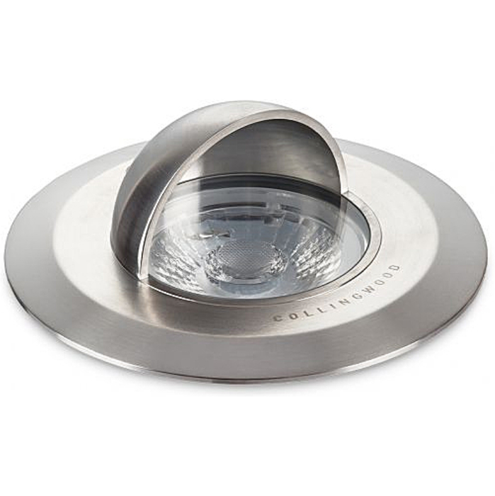 Collingwood GL034DWBM27 Groundlight Hooded 2700K 316 Stainless Steel Straight To Mains