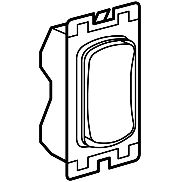 Legrand 735400 Grid Switch 1 Way SP 10A White
