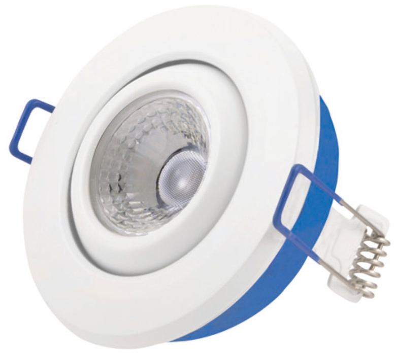 Click Scolmore LED5405WH5CD Adjustable Downlight LED 4.8W Inceptor NANO5  230V White Dimmable