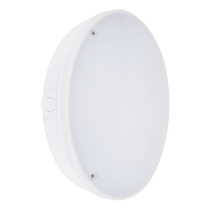 KSR Lighting KSRSF301 Bulkhead Navara SF 12W LED Triple Colour Output 3hr Emergency Surface Fitting White