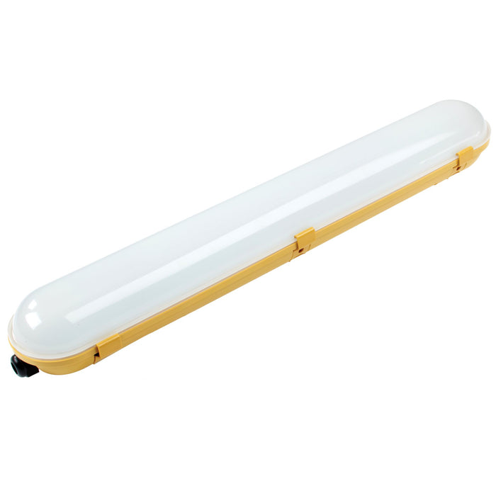 Deta RXL-TRLED8020 LED Batten 30W 2000lm 110V IP65 5ft Yellow