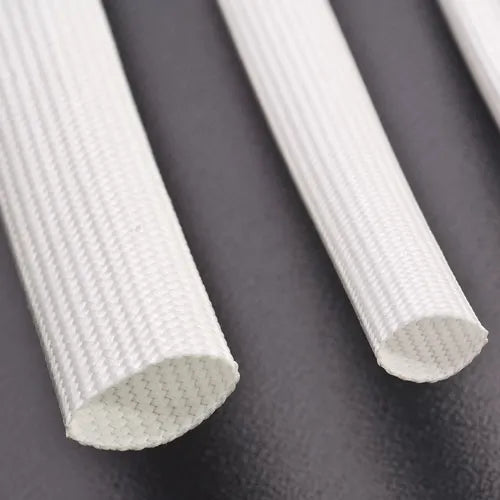Cablecraft GSS4WHITE Sleeving H/R Glass Braided Coil=25M 4mm x 25m White
