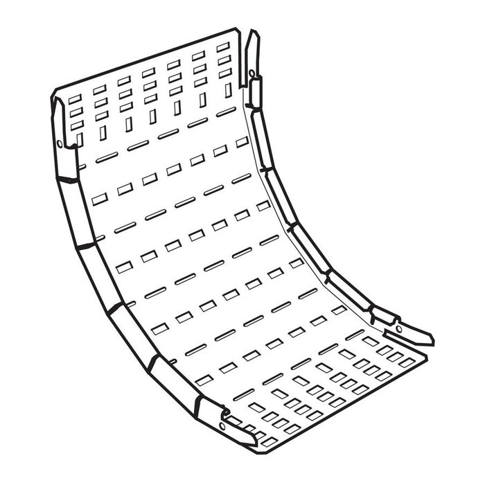 Legrand MRFIR75PG Riser 90° Internal 75mm Pre-Galvanised Steel