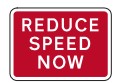 Morelock Signs RSN Reduce Speed Now 1050mm x 750mm