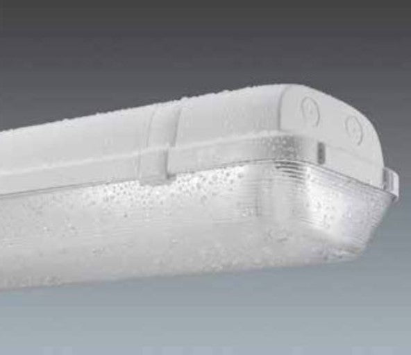 Thorn AQ128Z Luminaire Single HF IP65 with Polycarbonate Canopy & Diff & T16 840 L