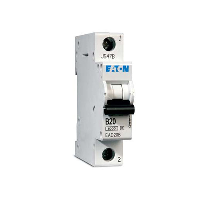 Eaton EAD10B Miniature Circuit Breaker (MCB) SP Type B 10A Grey