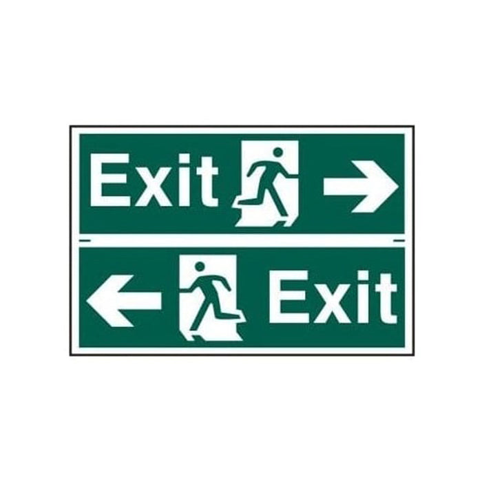 Newlec NLE3SESILLR Legend Only ISO7010 Arrow Left/Right for Suspended Exit Sign