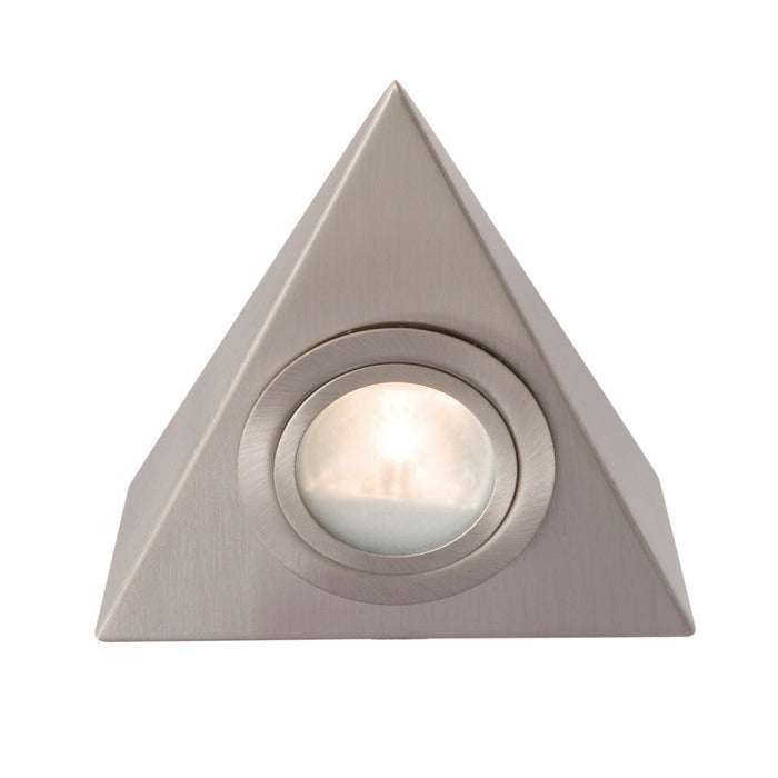 Robus R3011-13 Downlight Cabinet Triangular G4 Lamp & 20W Brushed Chrome 2m Cable IP2