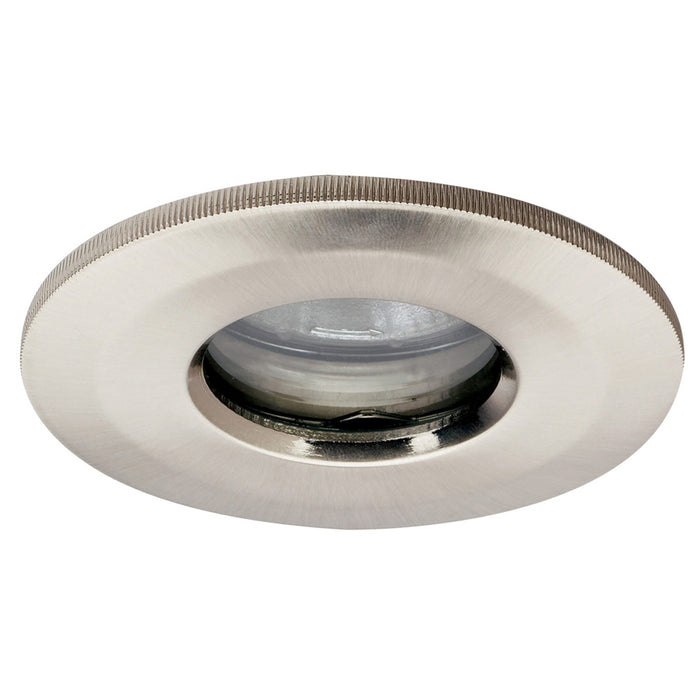 JCC JC94110BN Showerlight Recessed Fireguard Mains 50W Brushed Nickel Unlamped IP65