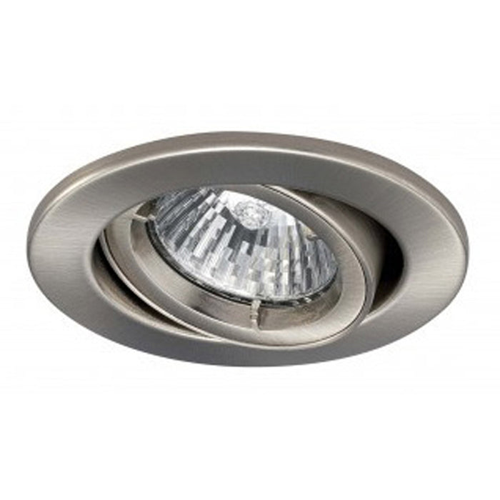 JCC JC94114BN Downlight Recessed Twist&Lock Tilt Mains 50W Brushed Nickel Unlamped IP20