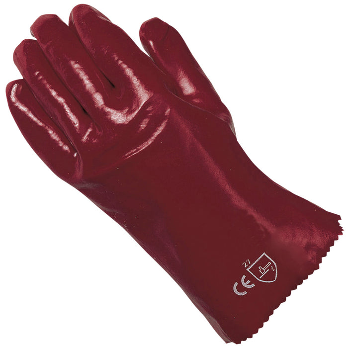 Orbit SS5115-27 PVC Open-Cuff Waterproof Glove Size 10 Red