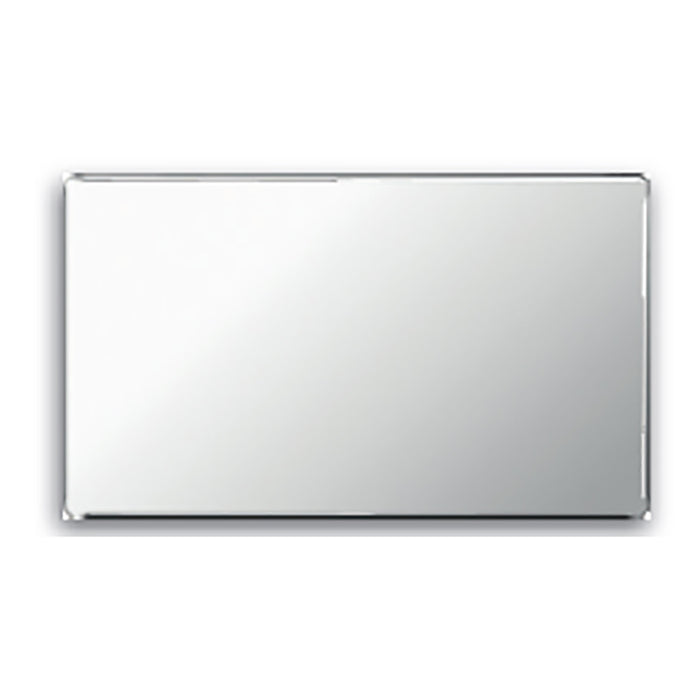 Newlec NLFP8980/1PC Blank Plate 1 Gang Decorative Flatplate Screwless Polished Chrome