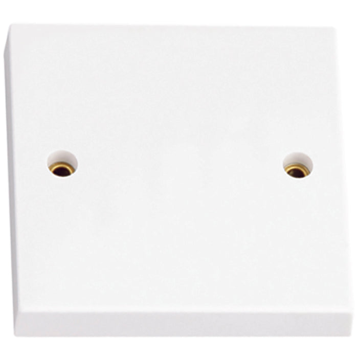 Newlec NL8325/FO Cable Flex Outlet Plate Bottom Entry Square Edge 25A White