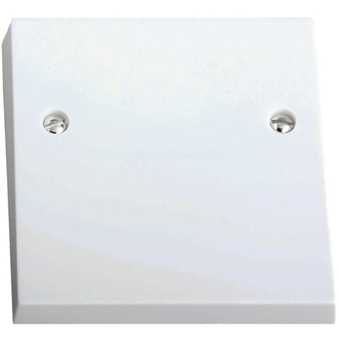 Newlec NL8355 Cable Flex Outlet Plate Bottom Entry Square Edge 45A White