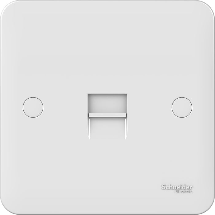 Schneider GGBL7061 Lisse 1 Gang Master Telephone Socket White